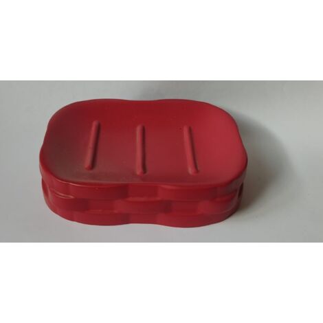 METAFORM - PORTA SAPONETTA LINEA MOSES- COLORE ROSSO
