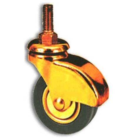 RUOTA PVC PERNO M 8 OTT Ø 40 MM