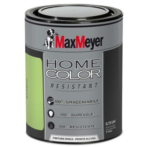 MAXMEYER- PITTURA MURALE DECORATIVA HOMECOLOR RESISTANT 0,75 LT BAMBOO (1/2)