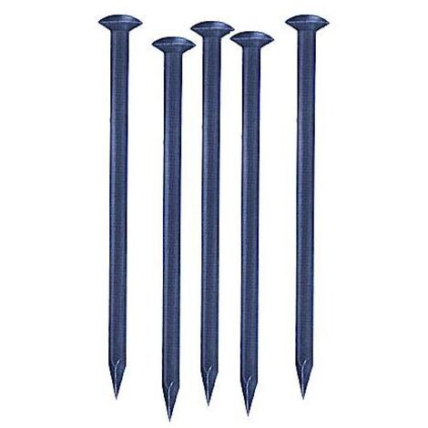 ORECA-CHIODI TESTA FRESATA BOMBATA mm 2,0X16 ACCIAIO TEMPERATO BLU PEZZI 80 (1/5)