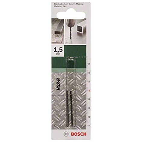 BOSCH - 2 PUNTE PER METALLO HSS 1,5x18x40 (1/4)