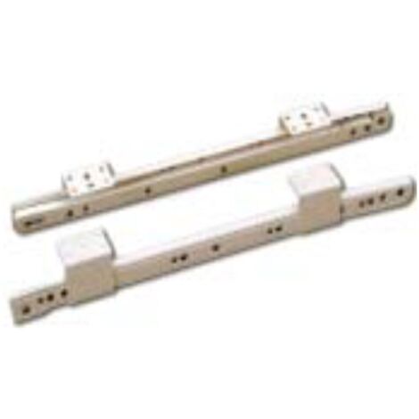 MOBILA - GUIDA CON STAFFA PER FISSAGGIOPIANI TASTIERA PC ARGENTO 300-515MM