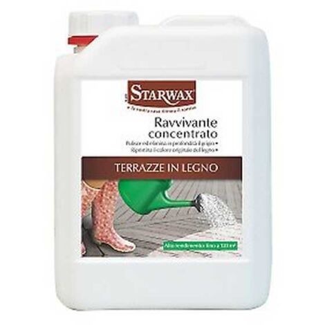 STARWAX - RAVVIVANTE CONCENTRATO PER TERRAZZE IN LEGNO 2 LT