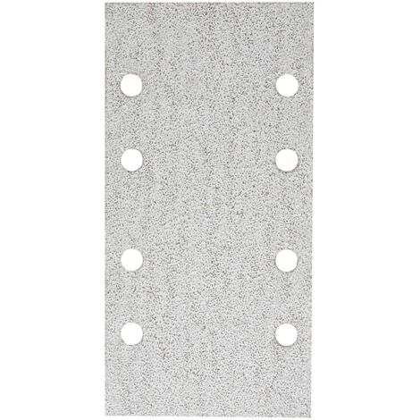 Bosch 2609256123 - 10 FOGLI CARTA ABRASIVA PER LEVIGATRICE 8 BUCHI GRANA 40 (1/3)
