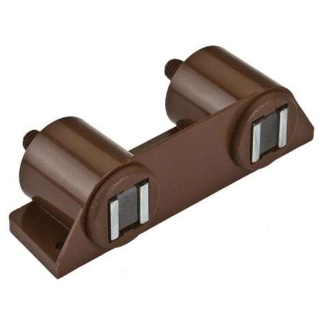 CONFEZIONE DA 1 PEZZO - CHIUSURA DOPPIAMAGNETICA REGOLABILE 67MM - COLORE MARRONE (1/2)