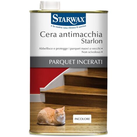 STARWAX - CERA ANTIMACCHIA STARLON PARQUET INCERATI 1lt - INCOLORE