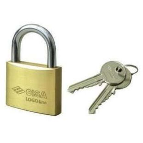 CISA - LUCCHETTO CON CHIAVE LOCKING LINEIN OTTONE 60mm