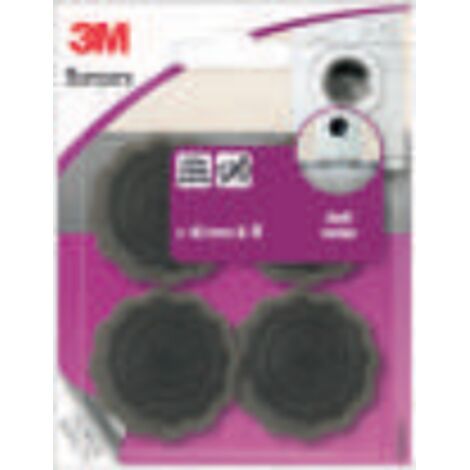 3M - 4 PARACOLPI ADESIVI ANTIRUMORE D 40MM (1/2)