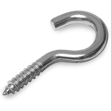 ORECA - GANCI A VITE 2X16MM 10PZ IN FERRO OTTONATO