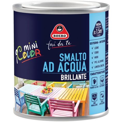 BOERO - SMALTO BRILLANTE ALL'ACQUA ZUCCA0,500LT