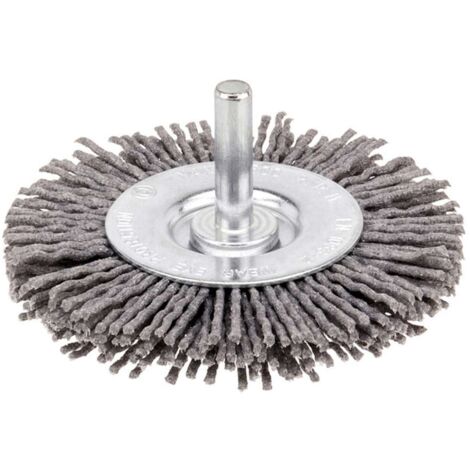 SPAZZOLA CIRCOLARE CON GAMBO Ø mm 75 - spessore fili 10 mm STANLEY (1/2)