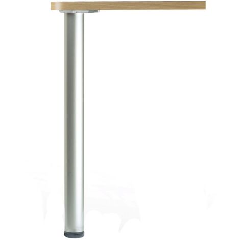 MOBILA - GAMBA TAVOLO TONDA  DIAM. 60MMH710MM CROMO