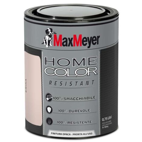 MAXMEYER- PITTURA MURALE DECORATIVA HOMECOLOR RESISTANT 0,75 LT ERIKA (1/2)