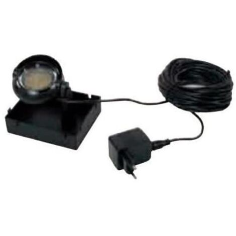 VERDEMAX - FARETTO LIGHTMAX 20 LEDS - CON CAVO 10MT - PER LAGHETTI E GIARDINI