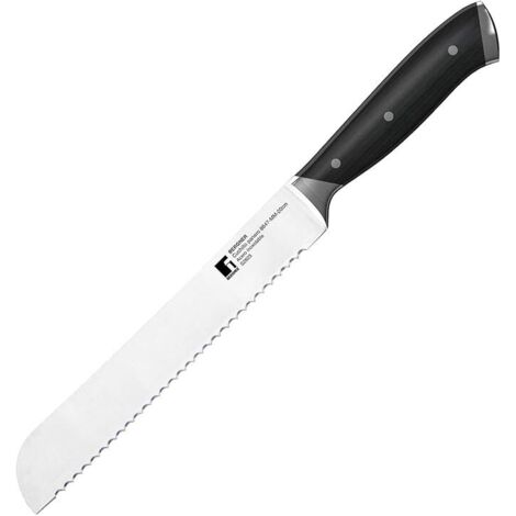 BERGNER MASTERPRO COLTELLO PANE ACCIAIO INOX 20 CM (1/3)
