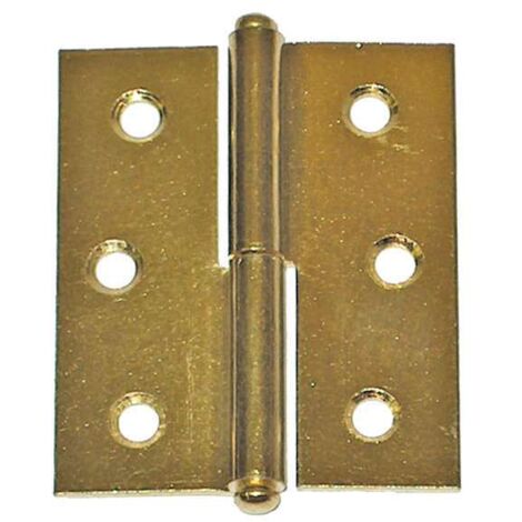 2 PEZZI - CERNIERE DESTRE IN OTTONE 50X40MM (1/2)