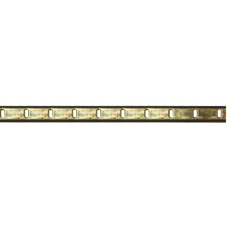 MASIDEF - 1 CREMAGLIERA IN METALLO NICHELATO MM 489 X 12,5