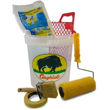 CINGHIALE - KIT DI UTENSILI PRONTO PITTURA 6 PZ (1/3)