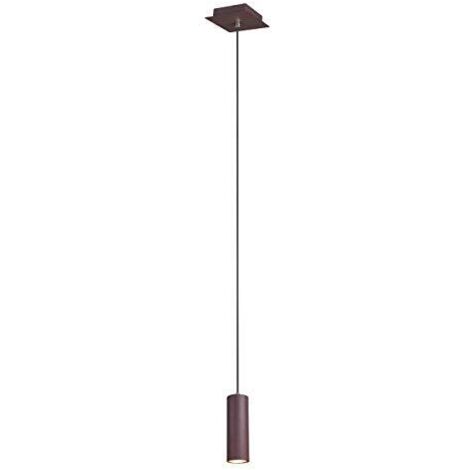TRIO LEUCHTEN - LAMPADARIO A SOSPENSIONEMARLEY CILINDRO METALLO/RUGGINE (1/4)