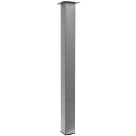 MASIDEF - 1 GAMBA QUADRA H710 60X60 IN ALLUMINIO OPACO