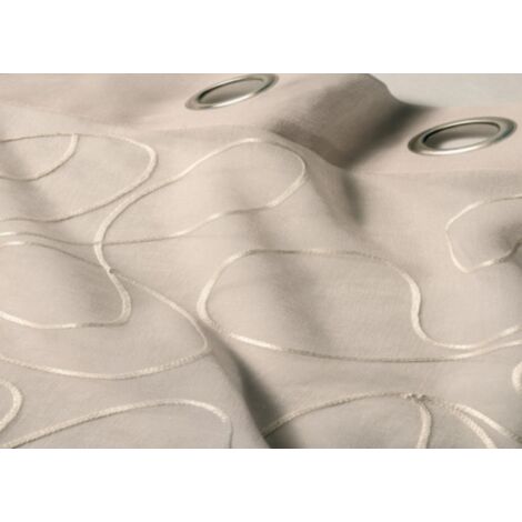 HOME COLLECTIONS - TENDA CON ANELLI INFINITY 140X280 CM GRIGIO