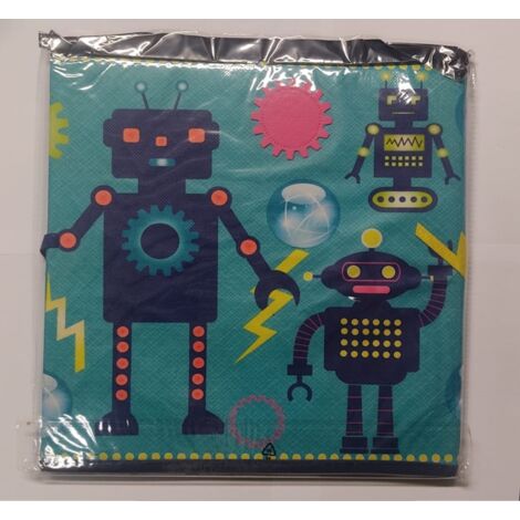 DOMOPAK - SCATOLA CUBICA LIVING PER ORGANIZZAZIONE CAMERETTA 32x32x32CM - ROBOT / PRINCIPESSA (1/2)