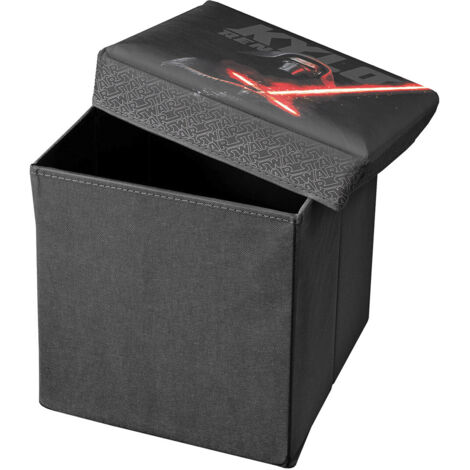 DOMOPAK - PUFF CONTENITORE SMALL OTTOMANSTAR WARS VARI DECORI 30x30x30 cm (1/3)