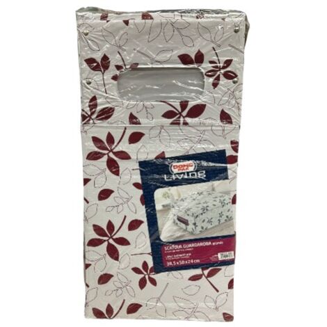 Domopak Living 8001410072498, Scatola di cartone con manici, Carta, 50 x 39 x 24 cm, Modelli assortiti, 1 pezzo