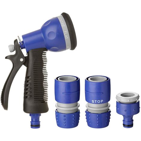 Tatay 7501 - Kit spruzzatore a Pistola 7Posizioni, 20 x 6,5 x 23 cm, Colore Blu (1/3)