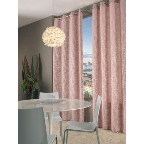 HOME COLLECTIONS - TENDA CON ANELLI BALI140X290 CM BORDEAUX (1/2)