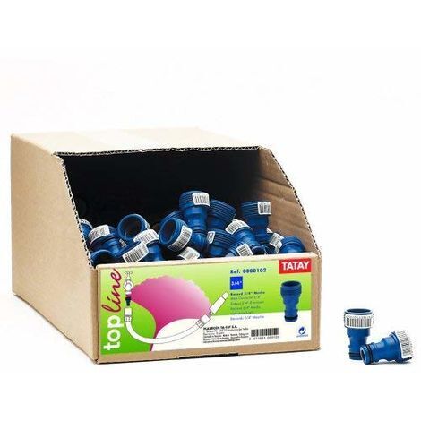 Tatay 0000102 connessione Maschio, 3/10,2 cm Blu, 3/10,2 cm (1/5)