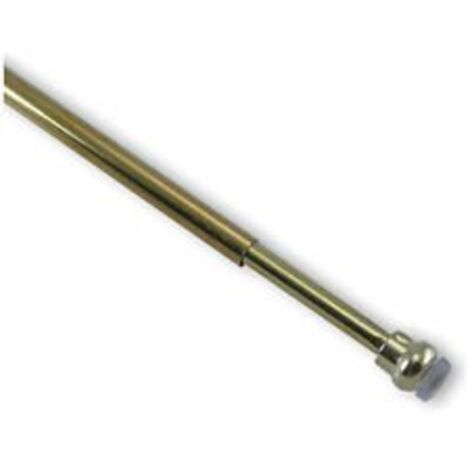 SWISH - 2 BACCHETTE TONDE APRESSIONE DIAM. 8MM 50-55 CM IN ALLUMINIO COLORE ORO