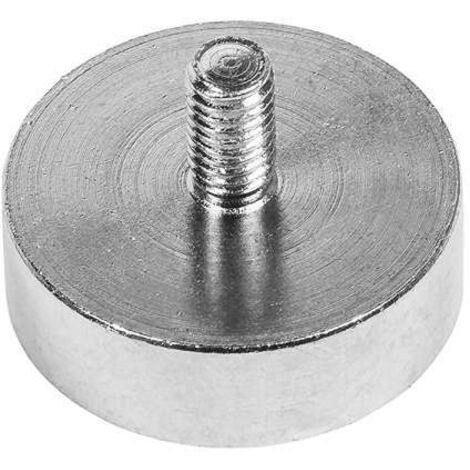 Magnete al neodimio con perno filettato Masidef Ø25mm (1/3)