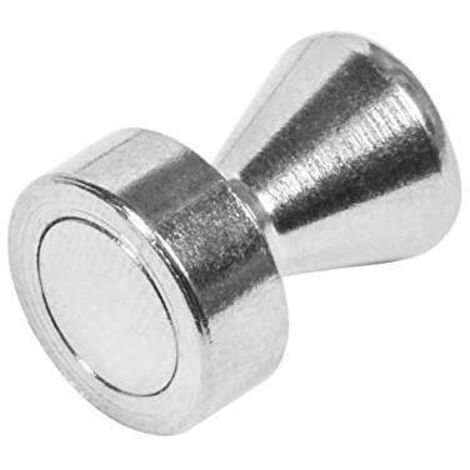 MAGNETE NEODIMIO CONICO PER BACHECA 15 MM  2 PZ FORZA 4 KG (1/4)
