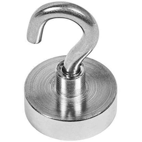 Magnete al neodimio con gancio Masidef Ø20x6mm (1/5)