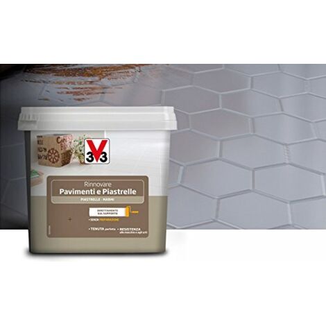 V33 SMALTO RINNOVARE PAVIMENTI E PIASTRELLE TERRACOTTA SATINATO 0.75 Lt