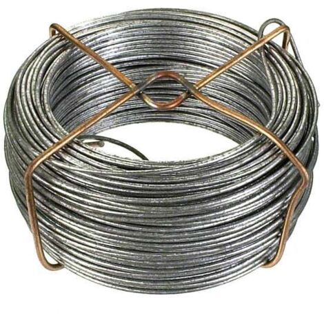 Filo di ferro zincato Masidef in matassa 0,8 mm lunghezza 75 metri (1/2)