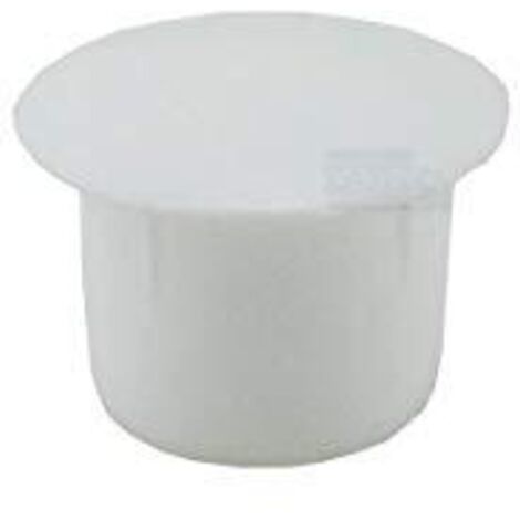 MASIDEF-MOBILIA- 20 COPRIFORI IN PLASTICA BIANCO D.5