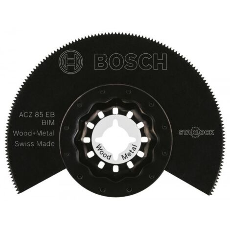 BOSCH ACZ 85 EB BIM LAMA SEGMENTATA STARLOCK X UTENSILI MULTIF LEGNO E METALLO