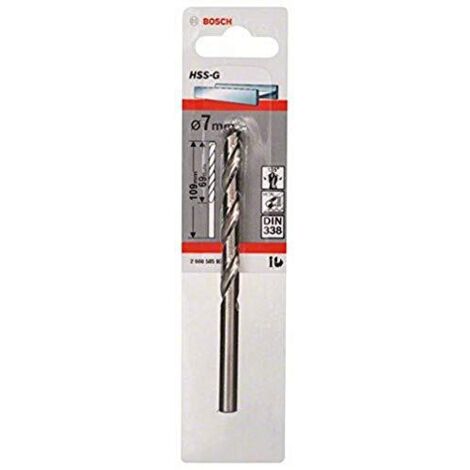 Bosch 1 trapano per metallo HSS-G 7,0x69x109 mm (1/4)