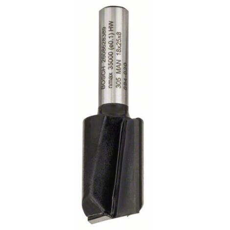 Bosch Accessories 2608628389 Fresa per scanalatura Metallo temprato Lunghezza 56 mm Dimensione, Ø 18 mm Diametro albero