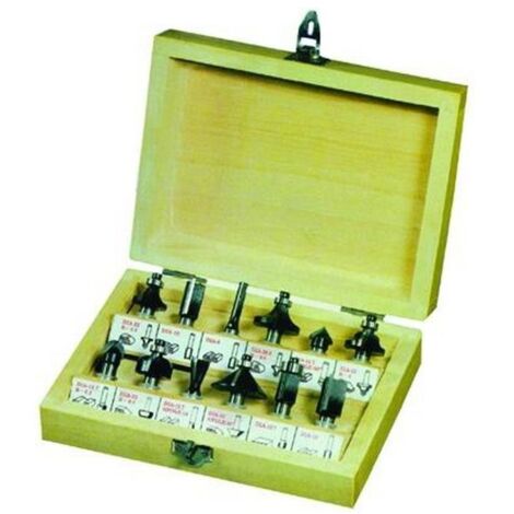 Vigor Frese Sagomate Set Cassetta Legno Pz.12 Gambo Mm.8
