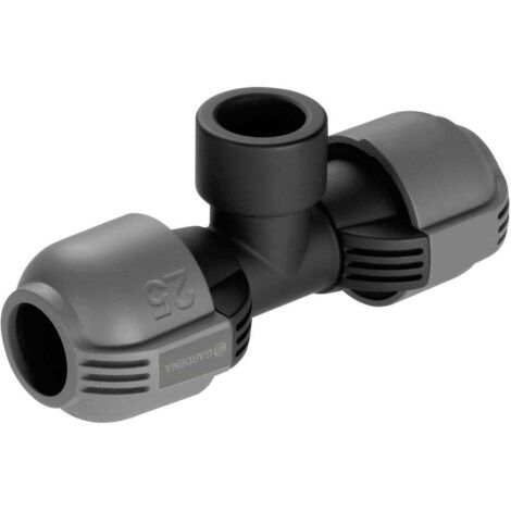 RACCORDO A T 25 MM x3/4 FILETTO FEMMINA, Raccordo per valvola di drenaggio