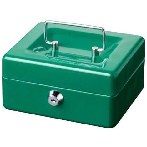 Cassetta per monete - BURG WÄCHTER - Money 5015 Verde - Apertura a chiave, acciaio verde (1/5)