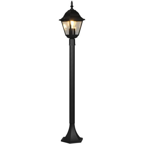 Lampada da giardino classica, palo, 100 cm, E27, 60W, LIVENZA Trio
