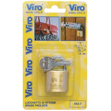 VIRO Lucchetto fai mm.20 bl