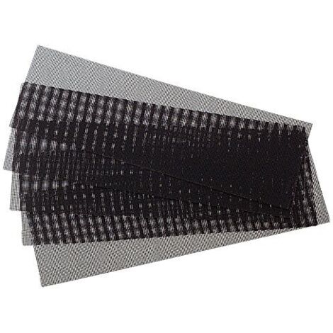 Connex COXT781274 - Set di 5 reticoli abrasivi, 93 x 280 mm Grana 80 Nero (1/3)