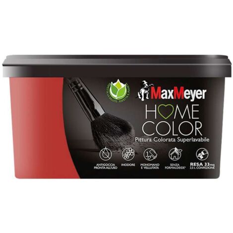 Max Meyer Idropittura Scarlet 2.5 L - Superlavabile per Interni