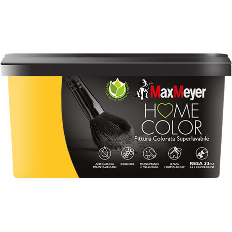 Max Meyer Idropittura Superlavabile Soleado - 2.5 L per Interni