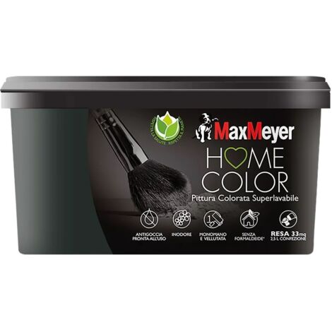 Max Meyer Idropittura Superlavabile Home Color Caffè - 2.5 L